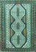 Machine Washable Persian Turquoise Traditional Area Rugs, wshtr1602turq