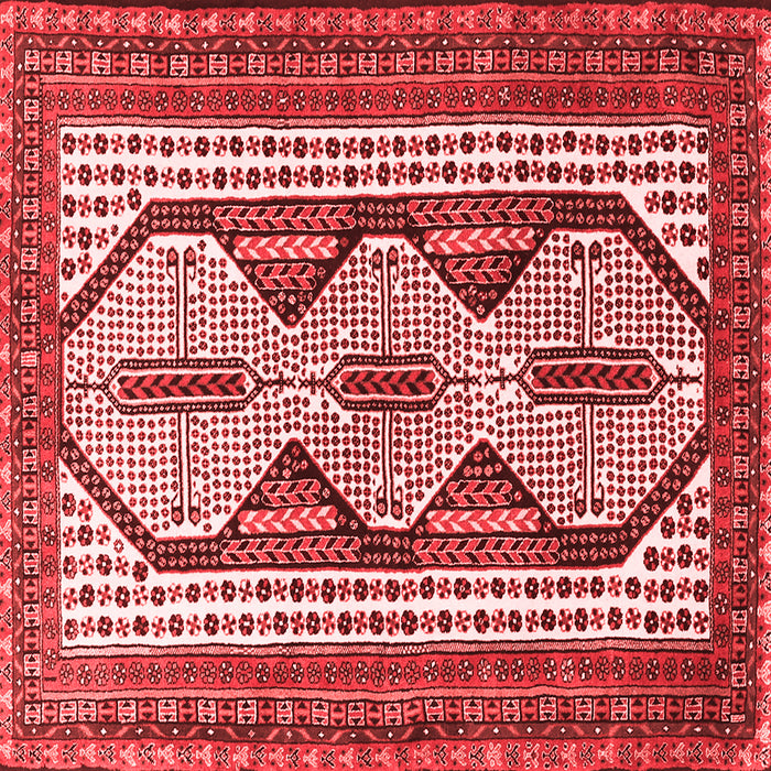 Machine Washable Persian Red Traditional Rug, wshtr1602red