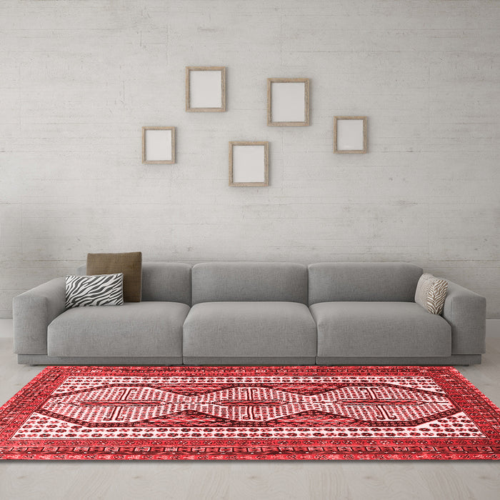 Traditional Red Washable Rugs