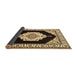 Sideview of Medallion Brown Traditional Rug, tr1603brn