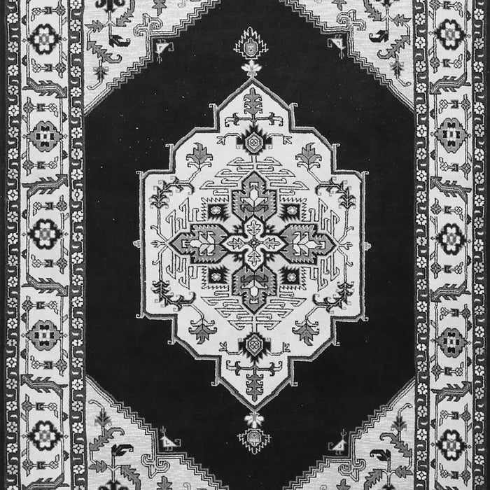 Medallion Gray Traditional Rug, tr1603gry