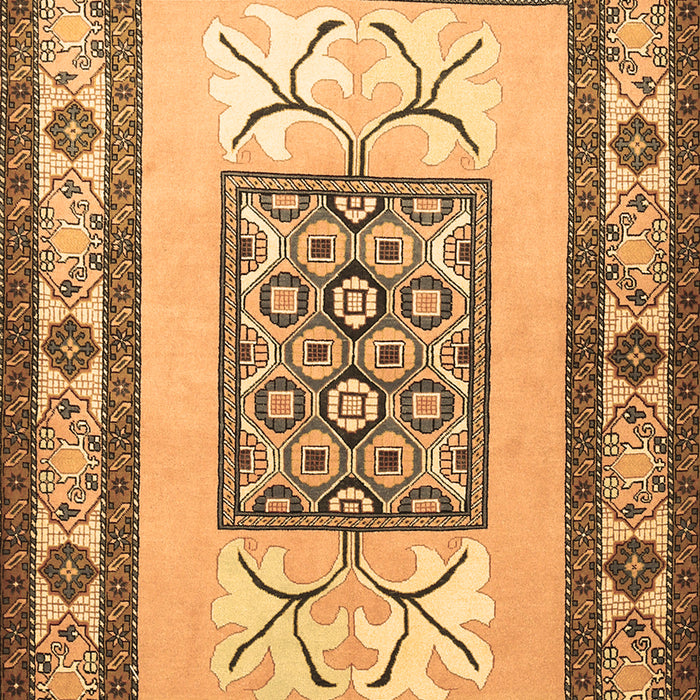 Machine Washable Persian Brown Traditional Rug, wshtr1604brn