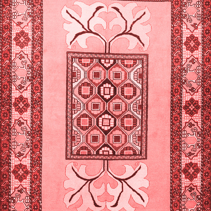Machine Washable Persian Red Traditional Rug, wshtr1604red