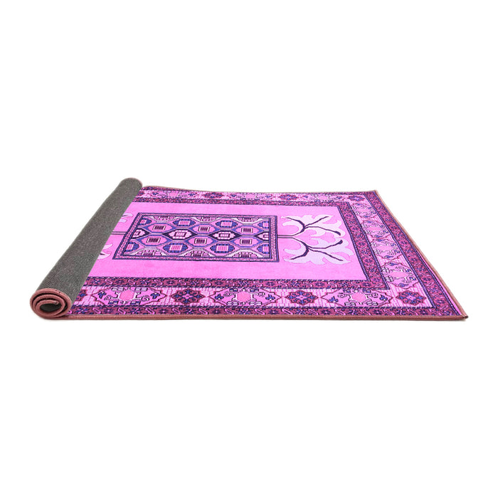 Sideview of Persian Purple Traditional Rug, tr1604pur