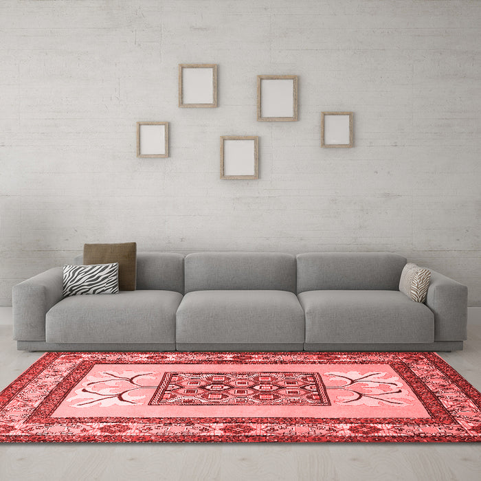 Traditional Red Washable Rugs