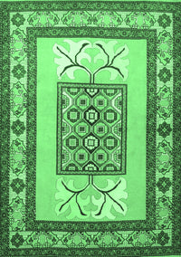 Persian Emerald Green Traditional Rug, tr1604emgrn