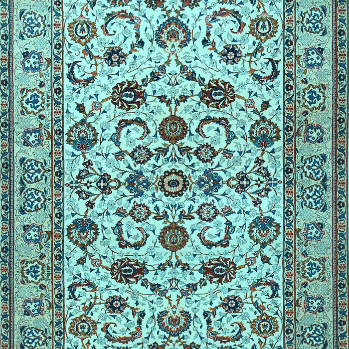 Persian Light Blue Traditional Rug, tr1605lblu