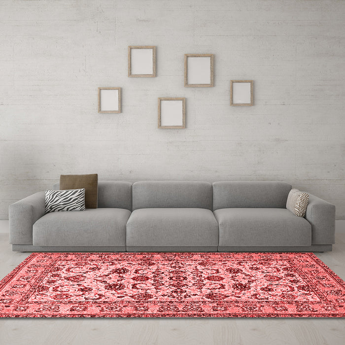 Traditional Red Washable Rugs