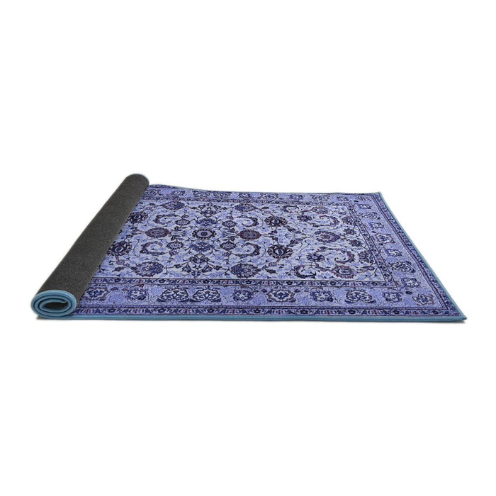 Sideview of Persian Blue Traditional Rug, tr1605blu