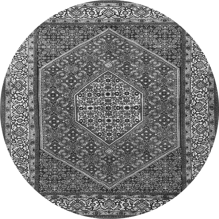 Machine Washable Persian Gray Traditional Rug, wshtr1606gry