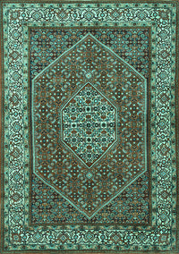 Persian Turquoise Traditional Rug, tr1606turq