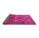 Sideview of Southwestern Pink Country Rug, tr1607pnk