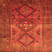 Serging Thickness of Southwestern Orange Country Rug, tr1607org