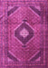 Medallion Pink Traditional Rug, tr1608pnk