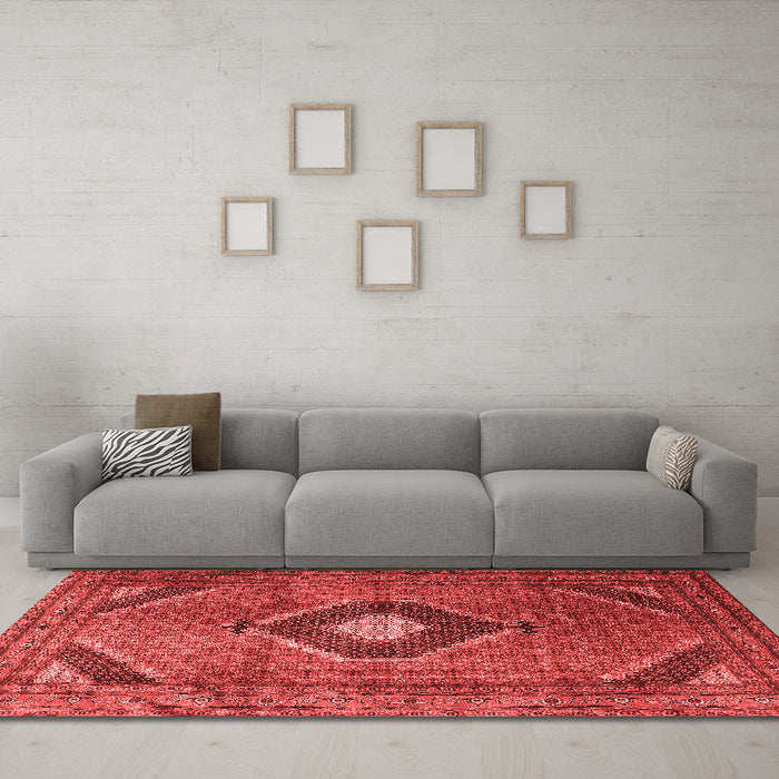 Traditional Red Washable Rugs