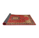 Sideview of Traditional Brown Medallion Rug, tr1609