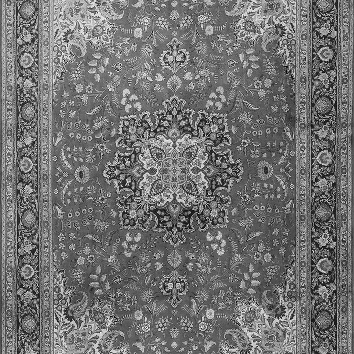 Medallion Gray Traditional Rug, tr1609gry