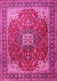 Medallion Pink Traditional Rug, tr1609pnk