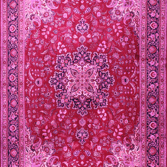 Medallion Pink Traditional Rug, tr1609pnk