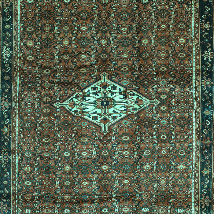 Machine Washable Persian Turquoise Traditional Area Rugs, wshtr160turq