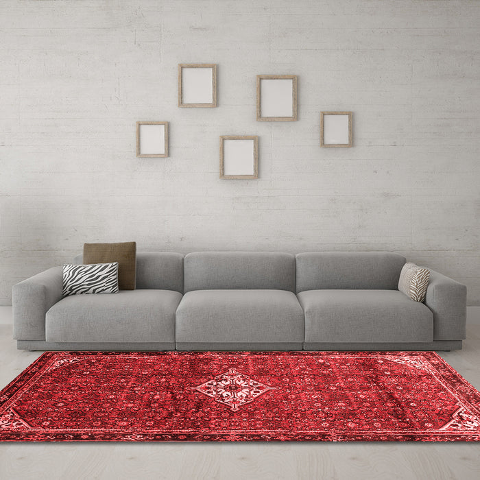Traditional Red Washable Rugs