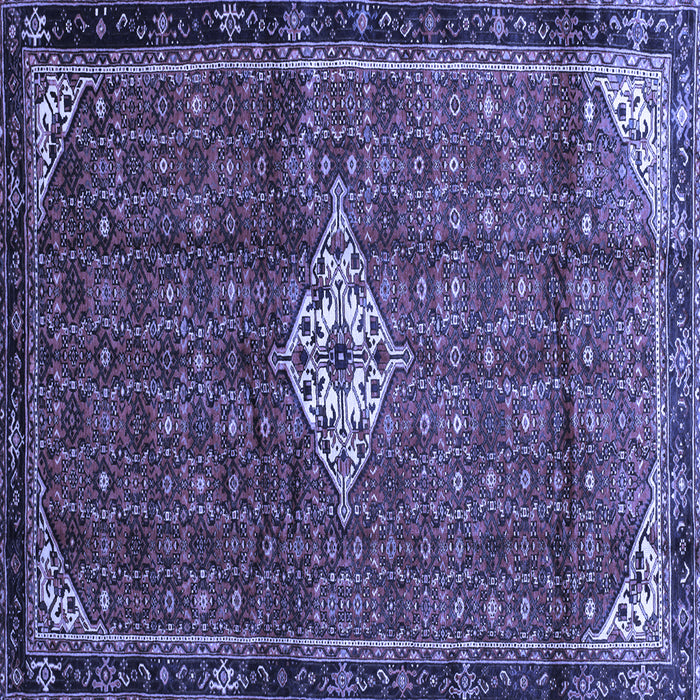 Square Persian Blue Traditional Rug, tr160blu