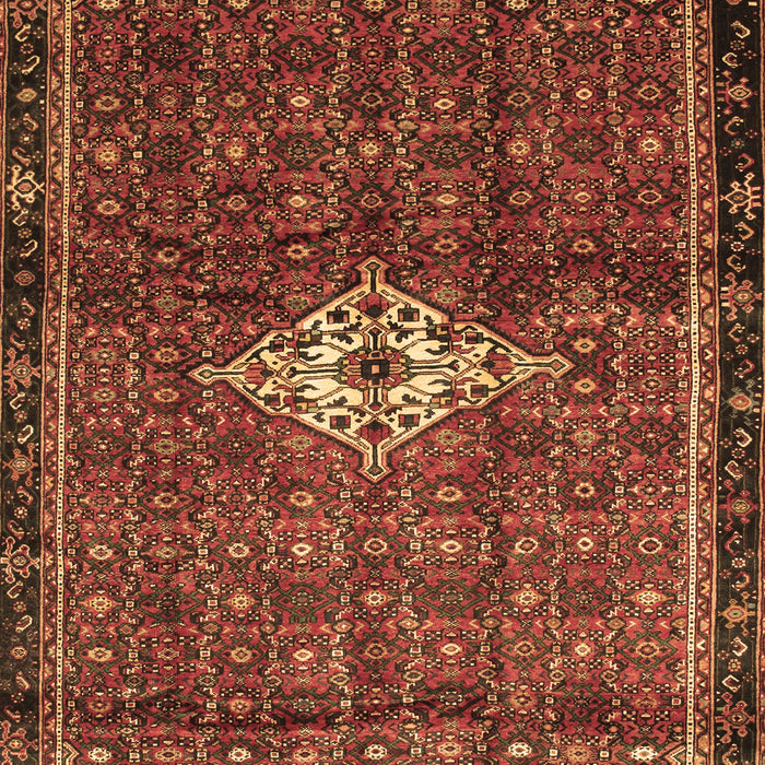 Machine Washable Persian Brown Traditional Rug, wshtr160brn