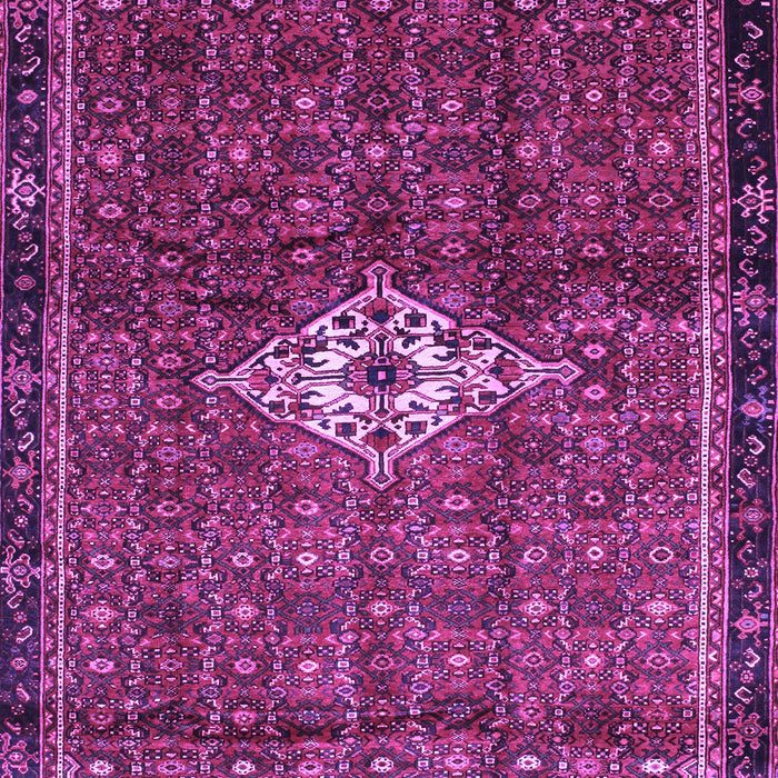Machine Washable Persian Purple Traditional Area Rugs, wshtr160pur