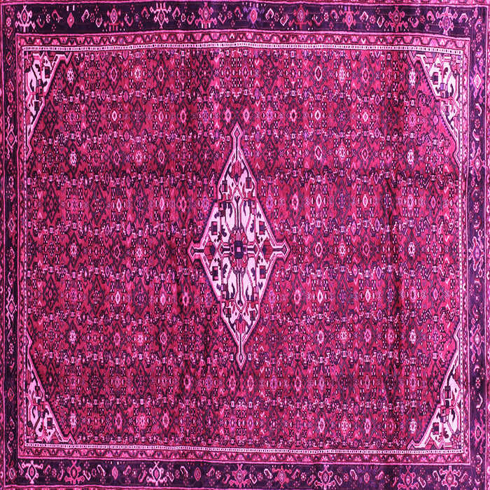 Square Persian Pink Traditional Rug, tr160pnk