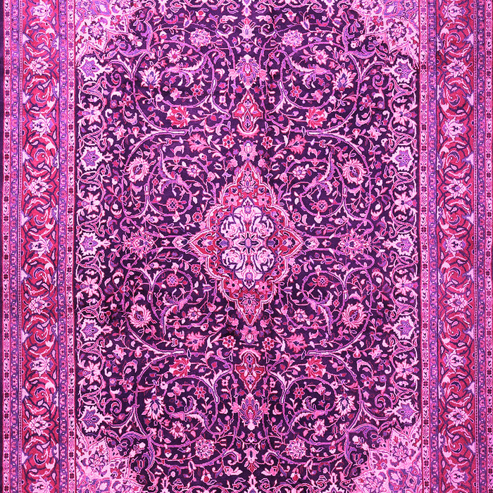 Medallion Pink Traditional Rug, tr1610pnk