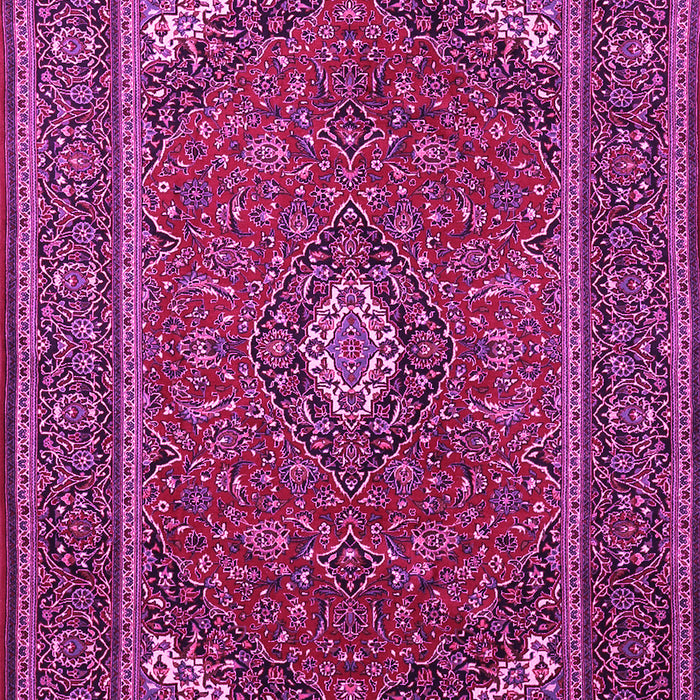 Medallion Pink Traditional Rug, tr1611pnk