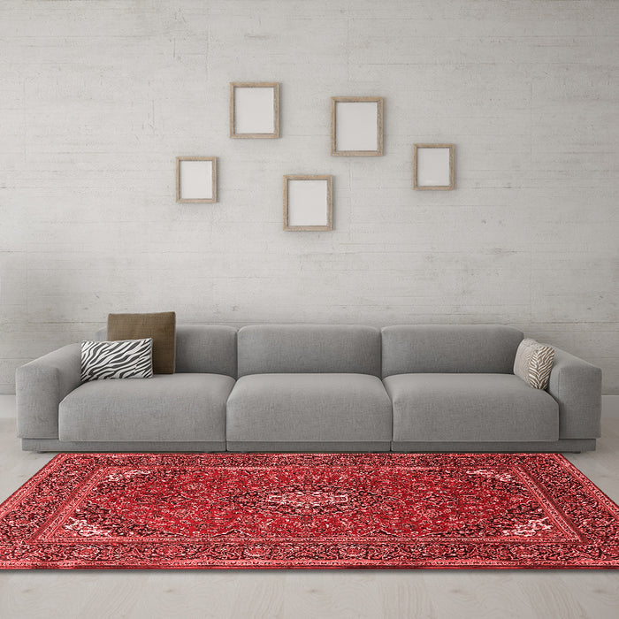 Traditional Red Washable Rugs