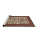 Sideview of Machine Washable Traditional Camel Brown Rug, wshtr1612