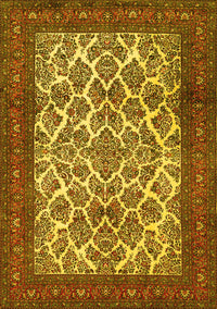 Persian Yellow Traditional Rug, tr1612yw