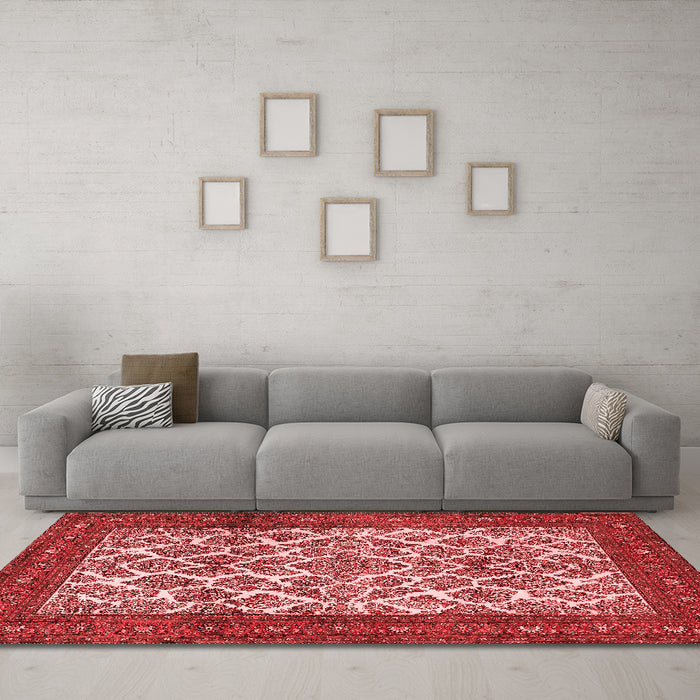 Traditional Red Washable Rugs