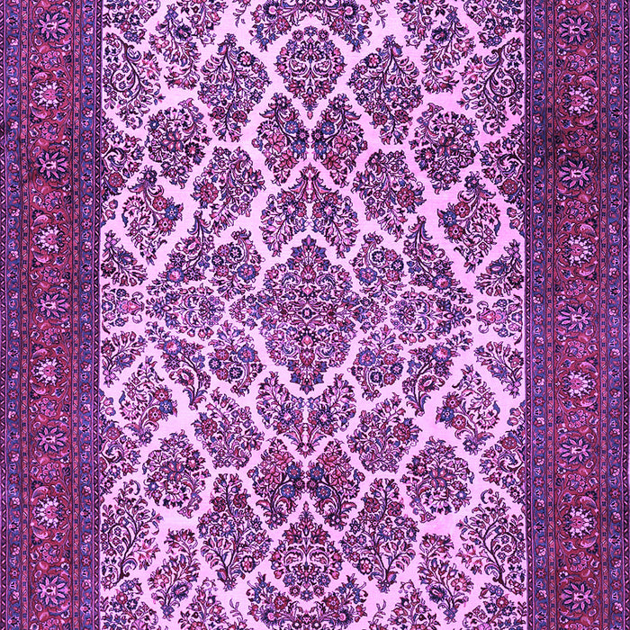 Machine Washable Persian Purple Traditional Area Rugs, wshtr1612pur