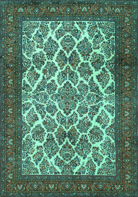 Persian Turquoise Traditional Rug, tr1612turq