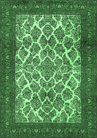 Persian Emerald Green Traditional Rug, tr1612emgrn