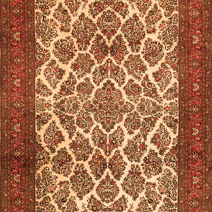 Persian Orange Traditional Rug, tr1612org