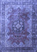 Medallion Blue Traditional Rug, tr1613blu