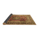 Sideview of Medallion Brown Traditional Rug, tr1613brn