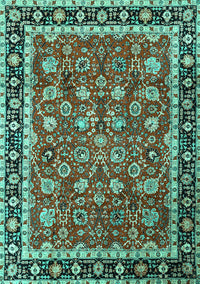 Persian Turquoise Traditional Rug, tr1614turq