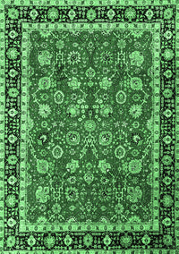 Persian Emerald Green Traditional Rug, tr1614emgrn