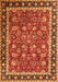 Persian Orange Traditional Rug, tr1614org