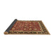 Sideview of Persian Brown Traditional Rug, tr1614brn