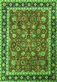 Persian Green Traditional Rug, tr1614grn