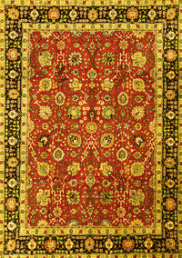 Persian Yellow Traditional Rug, tr1614yw