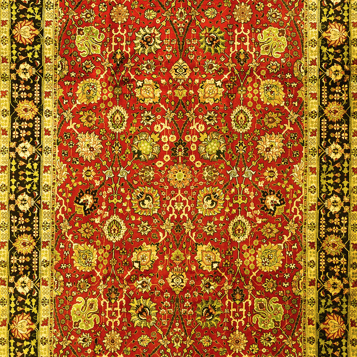 Persian Yellow Traditional Rug, tr1614yw