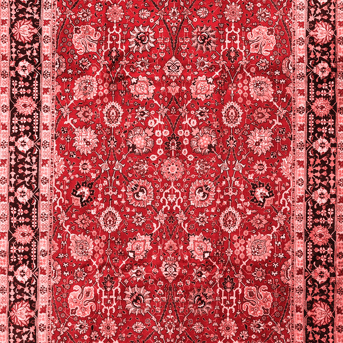 Machine Washable Persian Red Traditional Rug, wshtr1614red