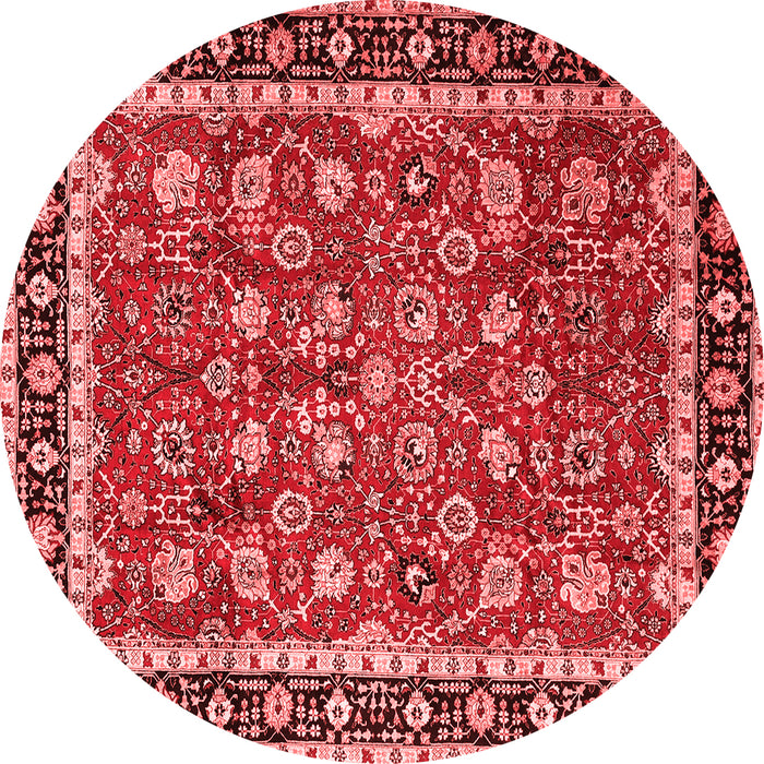 Machine Washable Persian Red Traditional Rug, wshtr1614red